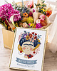 plakaty Plakat Frida w kwiatach ilustracja 3
