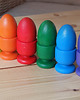 puzzle dla dzieci Sorter kolorów- Układanka lewopółkulowa jajka 7