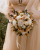 dodatki ślubne Bukiet Ślubny z suszonych kwiatów i wiecznymi różami 2