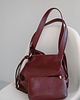 torby na ramię SOFTIE BAG - skórzana torebka szoperka - bordowa 6