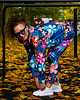 bluza z kapturem damska Damska Bluza Expres Zamek DR.CROW Colorful Flowers 2