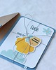 kartki scrapbooking Och, Misiu. Zaproszenia urodzinowe z pszczółką 1