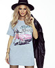 t-shirt damskie Koszulka T-SHIRT długi Rebel Bunny 2