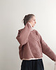bluza bez kaptura damska Bluza Wafel "W_02" orzech 1