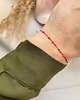 bransoletki z kamieni naturalnych Czerwona bransoletka szczęścia 7 węzłów Kabała 1