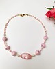 chokery różowy choker lata 90 1