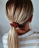 gumki do włosów Gumka jedwabna, scrunchie, gumka do włosów miedziany zachód MINI 1