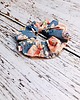 gumki do włosów Pela' SCRUNCHIE Chloe  pudrowe kwiatki 9