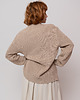 kardigany damskie Bawełniany kardigan, NATURAL BEIGE 4