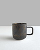 kubki Filiżanka espresso RUSTY GOLD grafit  80 ml kwadratowe ucho 1