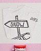 t-shirty męskie Biały T-shirt Snow Wake Organic 1