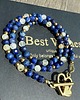 chokery Choker serduszko niebieski 1