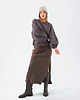 bluza bez kaptura damska Bluza Enjoyable Cacao 1