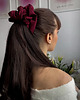 gumki do włosów Gumka do włosów bordowa Scrunchie Maxi Dark Cherry 1
