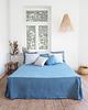koce i narzuty Lambrekin Classic DUSTY BLUE 3
