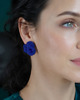 kolczyki soutache Małe, granatowe i eleganckie kolczyki sutasz 1