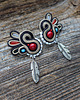 kolczyki soutache Navajo- etniczne kolczyki soutache 2