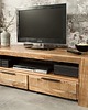 szafki Szafka RTV Iron drewno mango 130cm 1