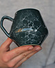 kubki Kubek  Zielony Marmur 400ml 2