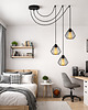 lampy wiszące 3-płomienna lampa wisząca pająk w stylu loft DIORO LOFT L3 typu pająk 1