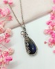 wisiory Naszyjnik Labradoryt stal chirurgiczna wisiorek handmade 2