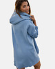 bluza z kapturem damska Peleryna do zadań specjalnych Niebieski Denim 3