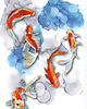 plakaty Plakat A3 "Karpie Koi" 1