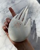pojemniki na biżuterię Ceramiczna Łapka Handmade Talerzyk na Biżuterię Matte White 5