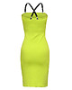 sukienki midi damskie Sukienka POP-DRESS "WOW" lemonka 2