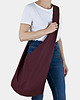 torby XXL Bordowa torba hobo w stylu boho / vegan 1