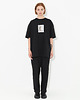 t-shirt damskie Długi t-shirt oversize z nadrukiem - bawełna organiczna 1