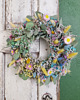 wianki Wianek naturalny z suszonych kwiatów i eukaliptusa "Szept Łąki" 3