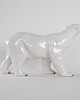 figurki i rzeźby Ceramiczna rzeźba niedźwiedź polarny, duński design, lata 70, Dania 7