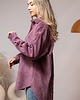 koszule damskie Bawełniana sztruksowa koszula, MAUVE AMELIA 2