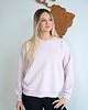 bluza bez kaptura damska Zaznacz odwiedzone państwa - liliowa bluza dla podróżnika bez kaptura 4