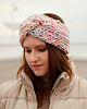 opaski do włosów Kolorowa opaska turban z grubej wełny pastelowa 3