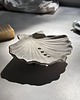 mydelniczki Ceramiczna Mydelniczka z Odpływem Muszelka Muszla Pearl White 2