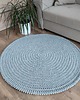 dywany Dywan okrągły ze sznurka bawełnianego szydełkowy 100cm 1