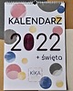 kalendarze i plannery Kalendarz 2022 ze świętami 1