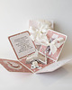 kartki scrapbooking Pamiątka ślubu, exploding box, kartka 3d na wesele 2