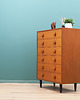 komody i szafki Komoda tekowa, duński design, lata 60, produkcja: Dania 1