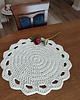 podkładki do kuchni Podkładka szydełkowa ze sznurka 50cm 2
