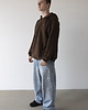 bluzy męskie Bluza z kapturem OVERSIZE Flow Chocolate 2