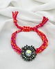 bransoletki na sznurku Bransoletka sznurkowa shamballa Swarovski kwiat 1