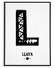 plakaty Plakat METRYCZKA LITERKA imię dziecka 4