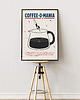 plakaty Plakat kawowy "Coffee-o-mania"- Druk Pigmentowy 9