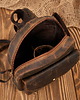 plecaki PLECAK DAMSKI RETRO VINTAGE BRĄZOWY T-18-BR 4