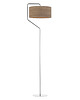 lampy podłogowe Skandynawska lampa stojąca z fornirowym kloszem TESALLIA ECO 4