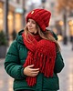 szale damskie WOOLY długi wełniany szal- kolor do wyboru 1