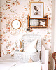 naklejki ścienne do pokoju dziecka Tapeta w kwiaty Floral Vintage 2